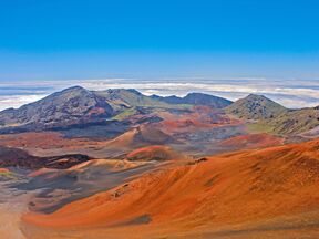 Blick auf den Haleakala-Krater