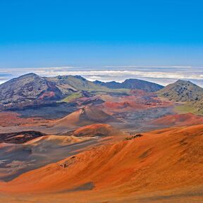 Blick auf den Haleakala-Krater