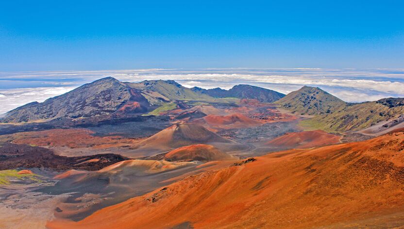 Blick auf den Haleakala-Krater