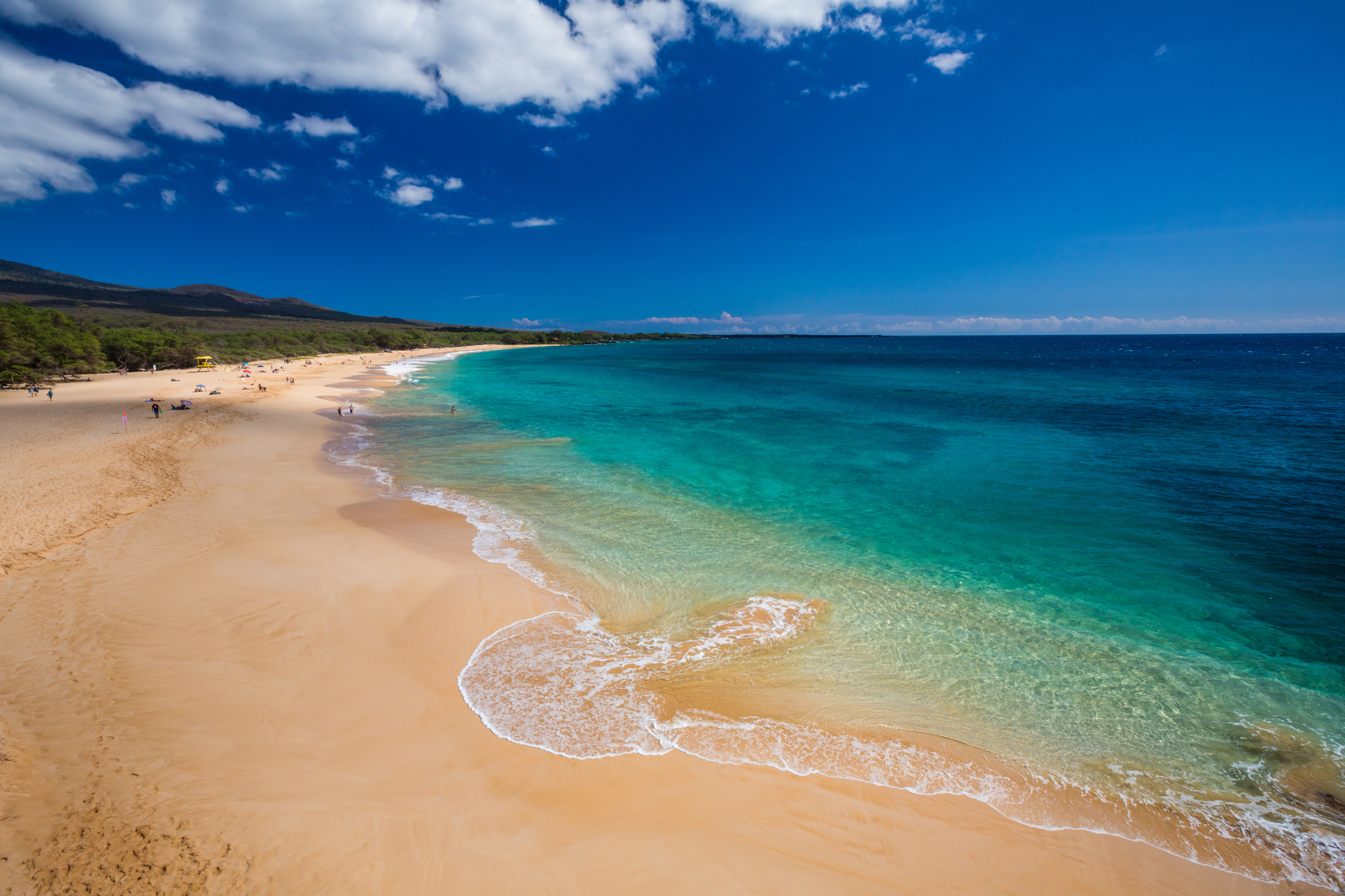 Blick auf de Makena Beach auf Maui