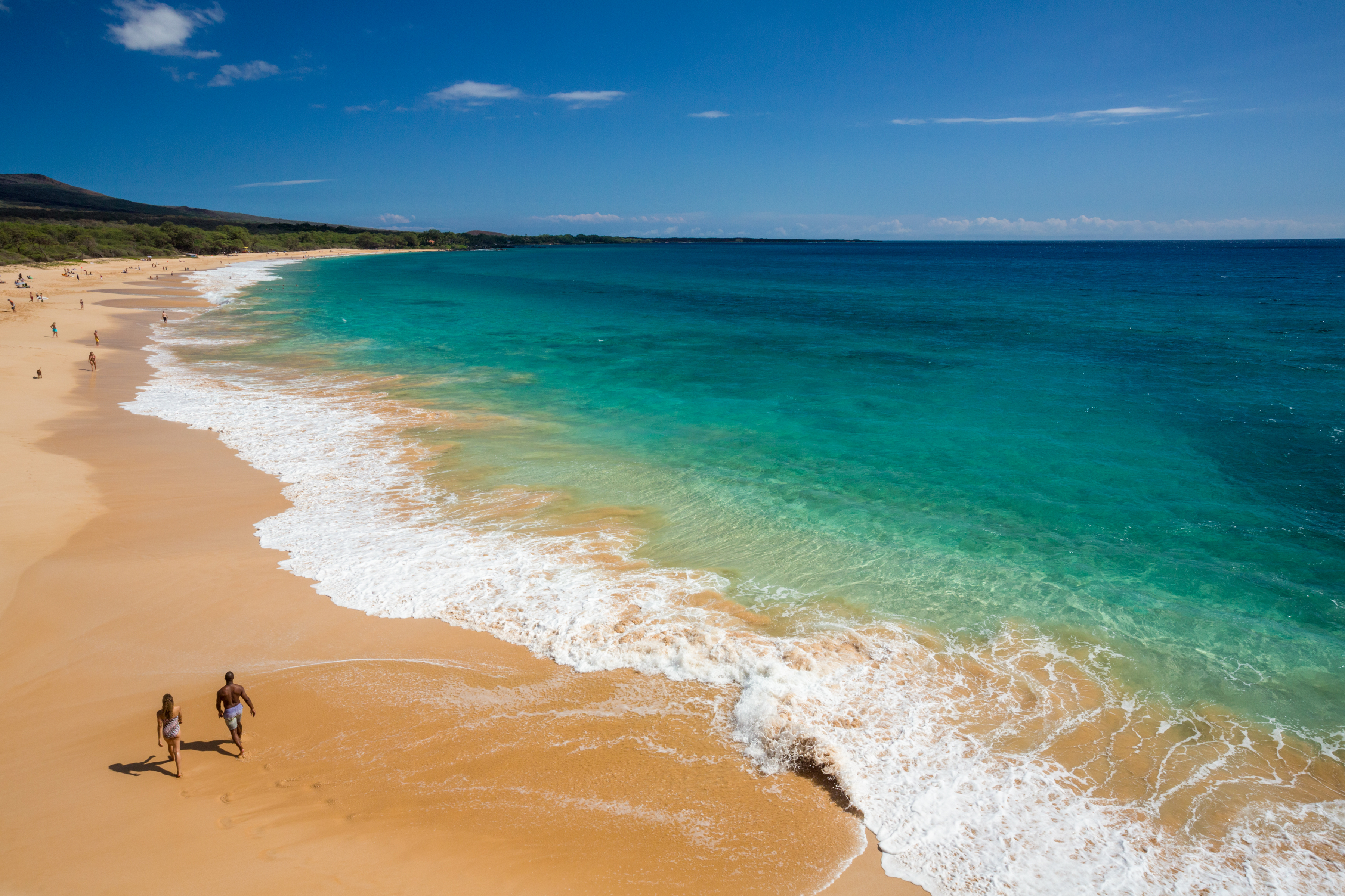 Spaziergang am Makena Beach auf Maui