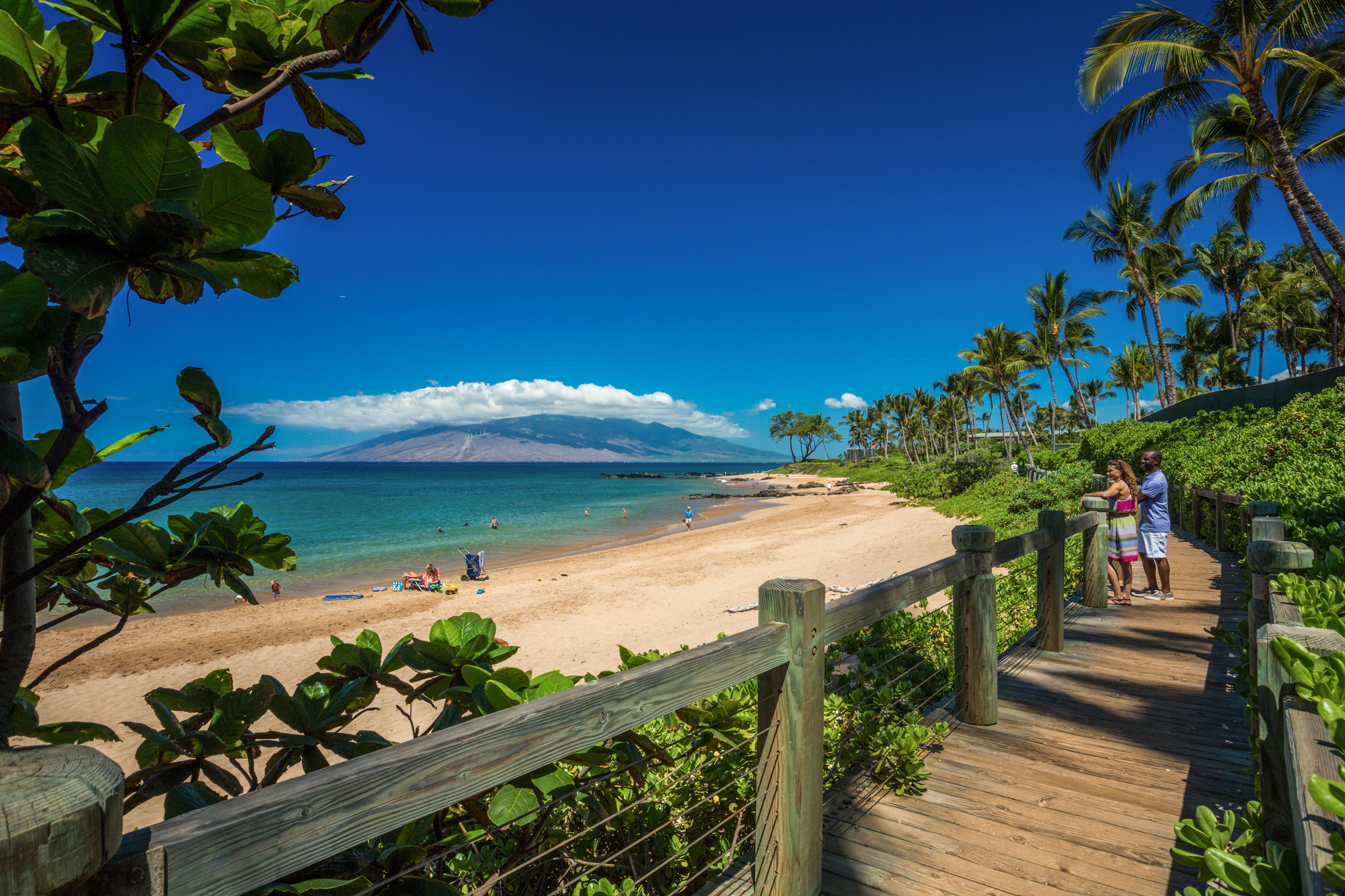 Aussicht vom Wailea Walkway aus in Maui