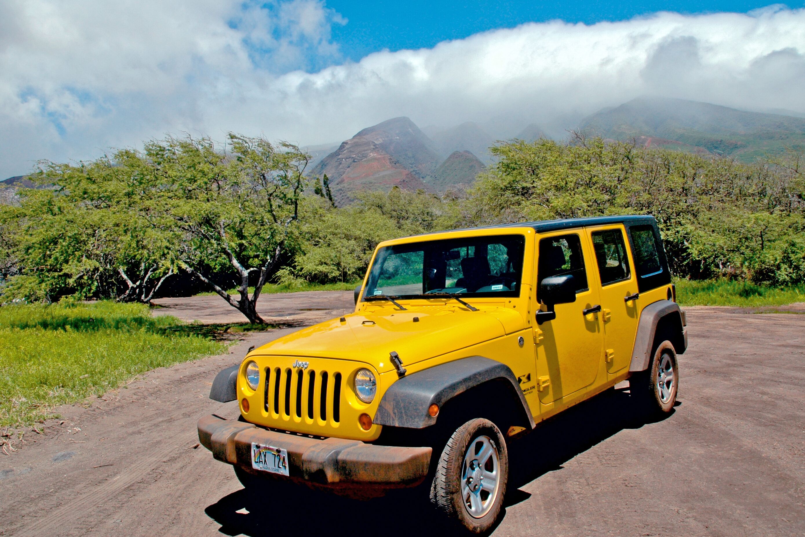 Jeep Wrangler auf Molokai