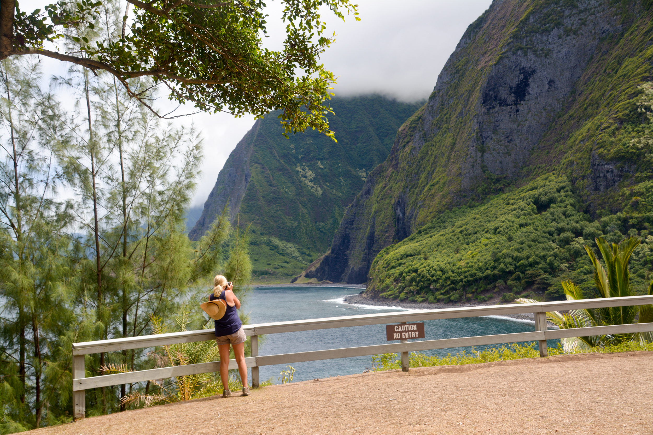 Der Kalaupapa National Historic Park auf der Insel Molokai, Hawaii