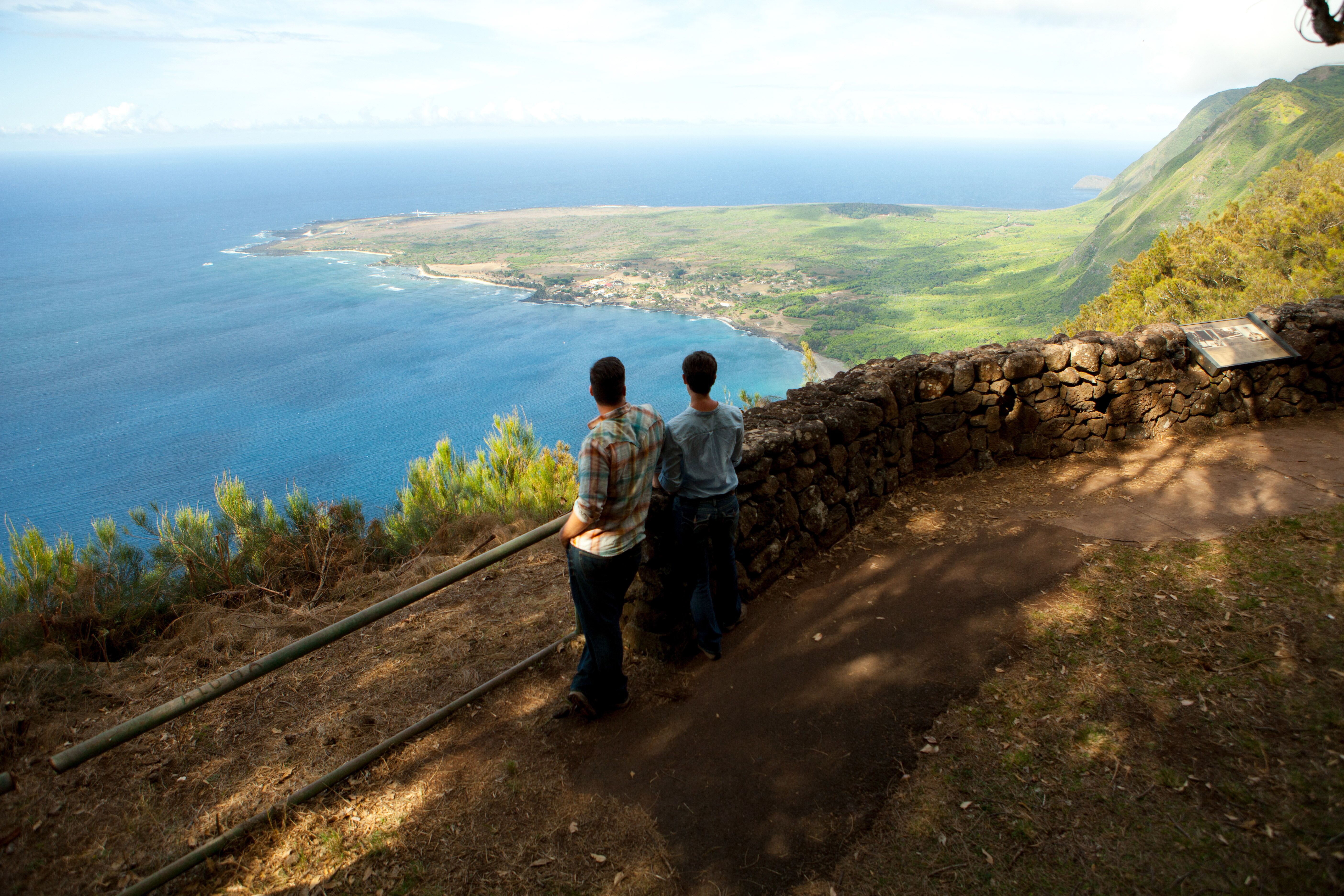 Aussichtspunkt in Kaulapapa auf Molokai auf Hawaii