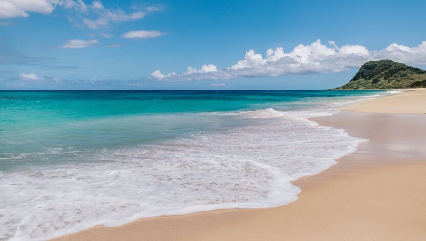 Depot Beach Park in Oahu auf Hawaii Depot Beach Park in Oahu auf Hawaii