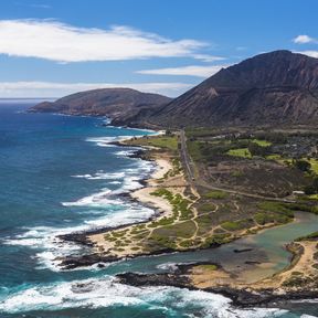 Ka lwi State Scenic Shoreline bei Honolulu, Oahu