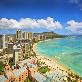 Waikiki von Oben, Oahu