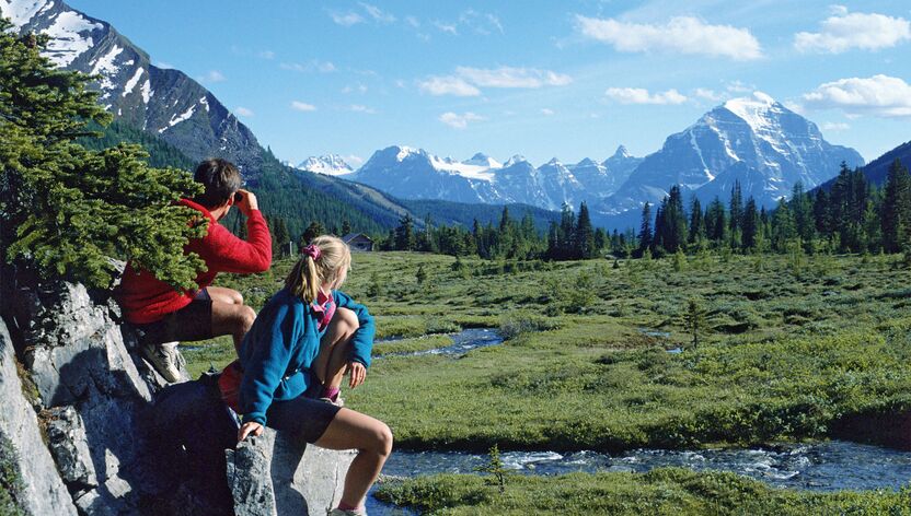 Wandern in den Rocky Mountains Wandern in den Rocky Mountains