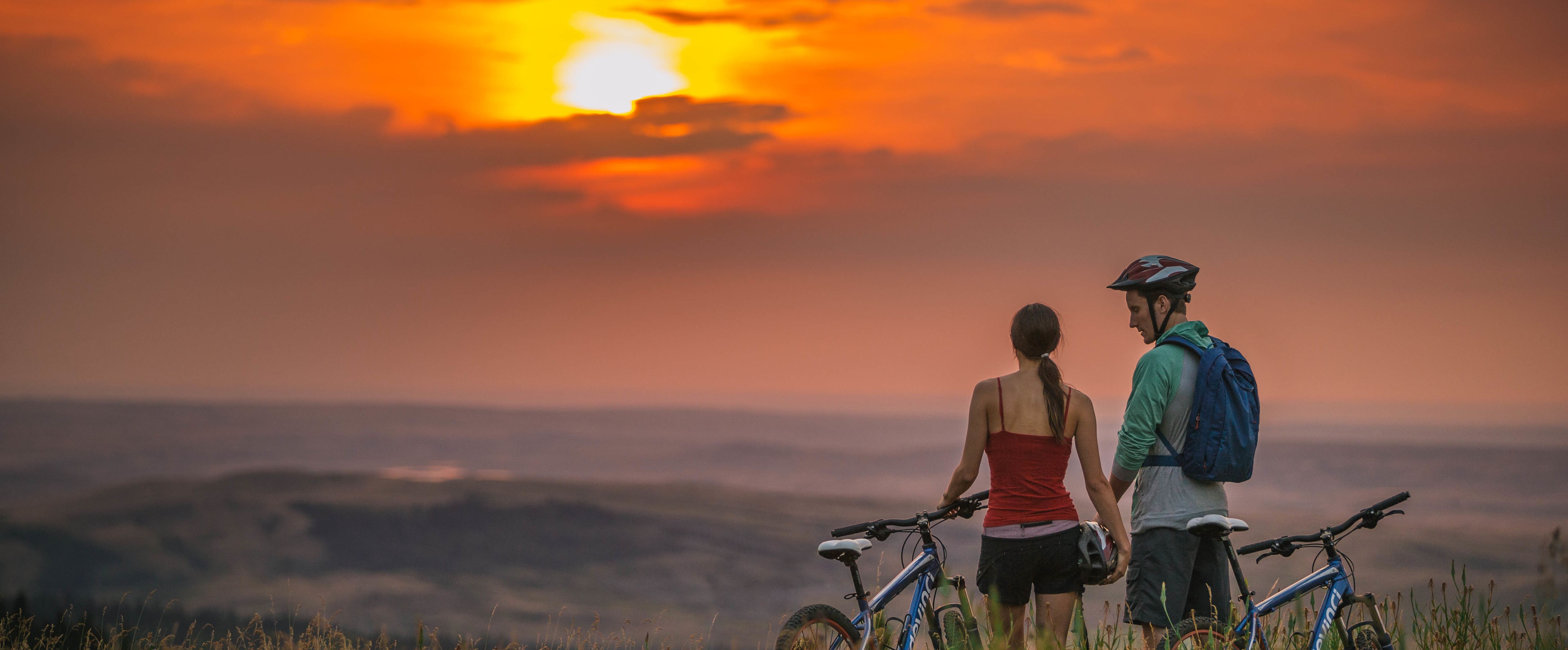 Sonnenuntergang im Cypress Hills Interprovincial Park