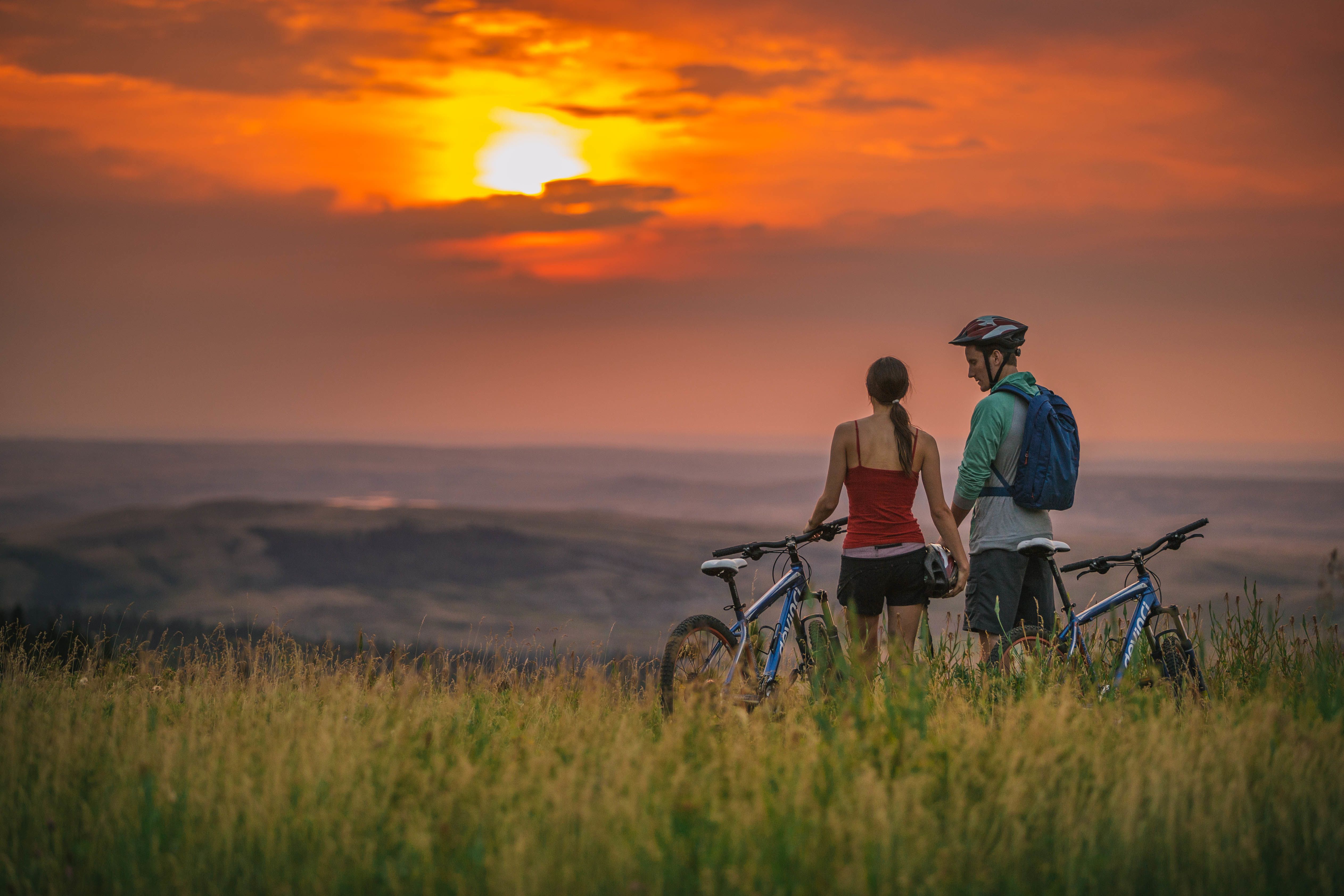 Sonnenuntergang im Cypress Hills Interprovincial Park