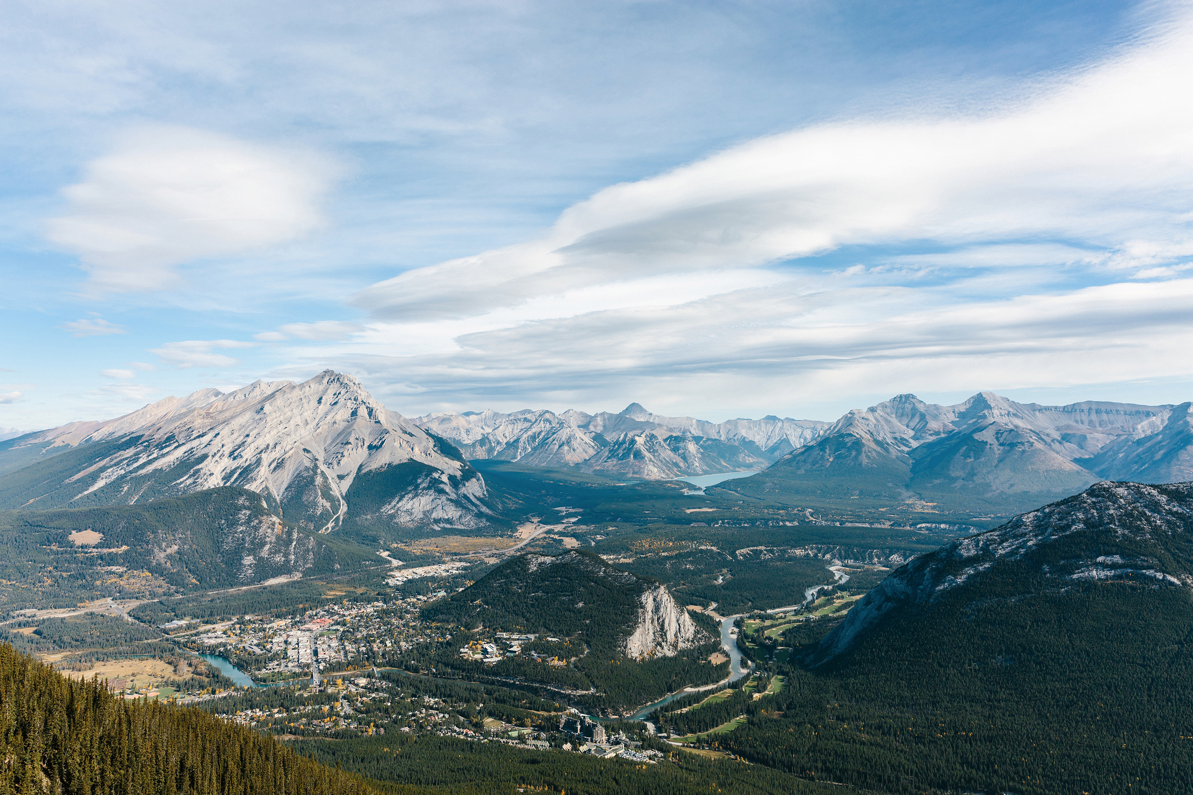 Ausblick vom Banff Gondola Ride