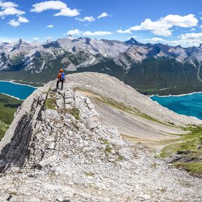 Aussicht vom Mount Nestor im Banff Nationalpark