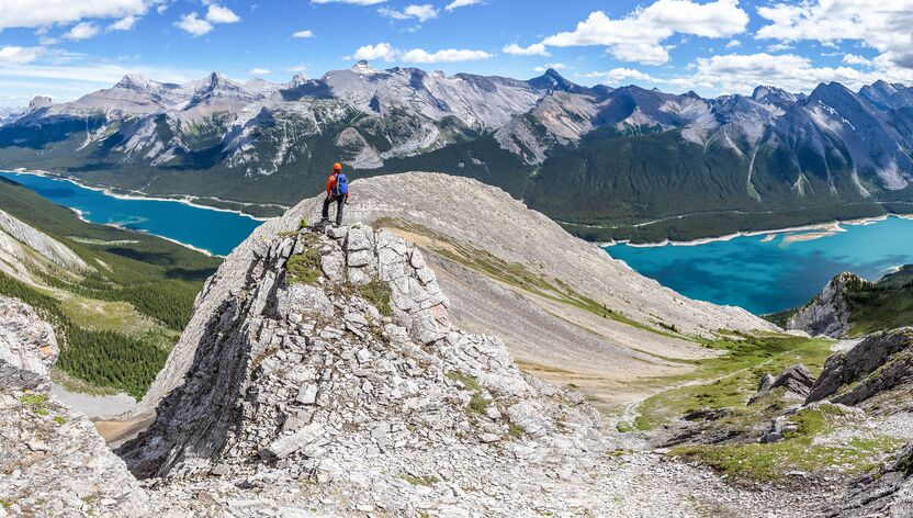 Aussicht vom Mount Nestor im Banff Nationalpark Aussicht vom Mount Nestor im Banff Nationalpark