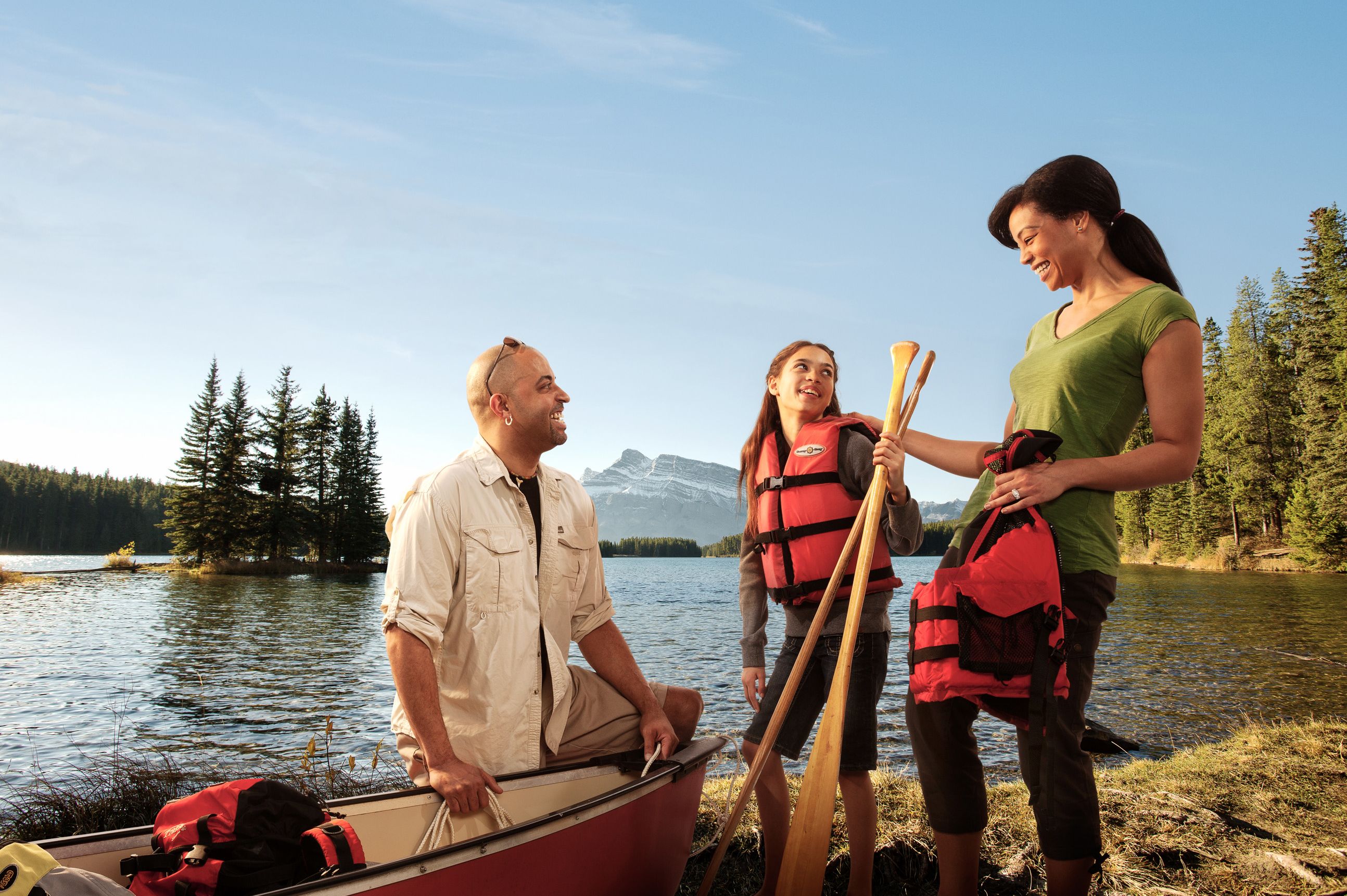 Two Jack Lake im Banff National Park, Alberta