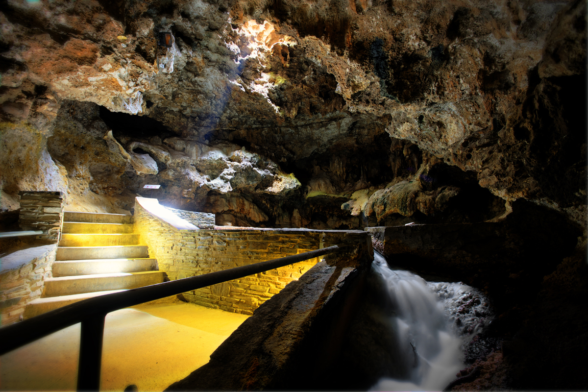 Cave Yellow Steps