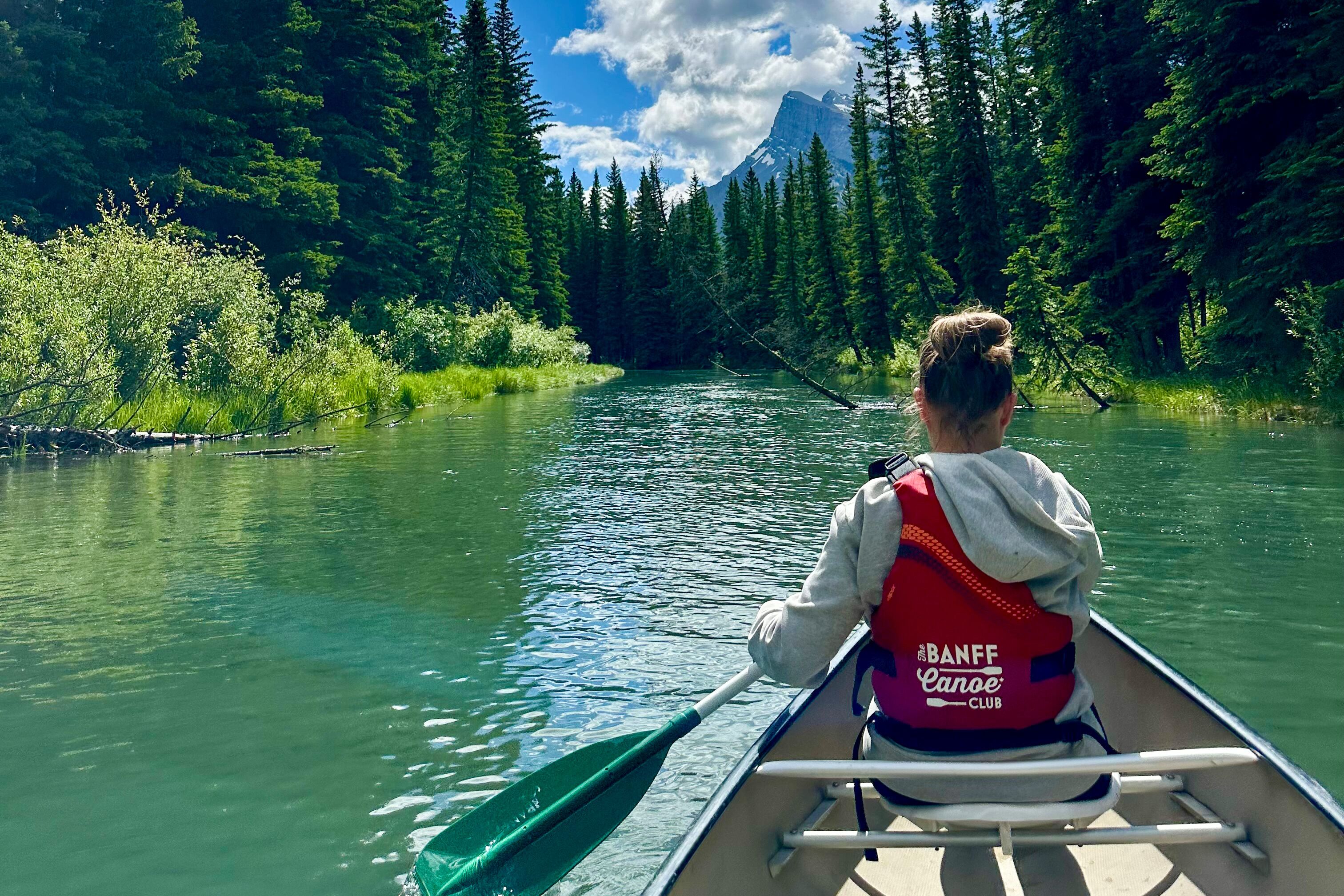Kanufahren im schönen Banff Nationalpark