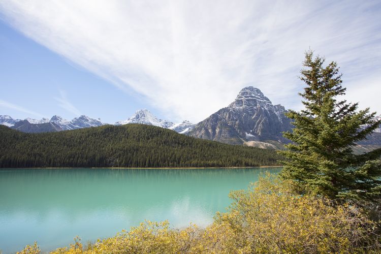 Die atemberaubende Landschaft am Icefields Parkway