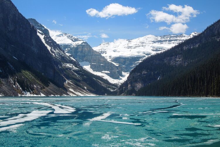 Lake Louise im Banff-Nationalpark in Alberta