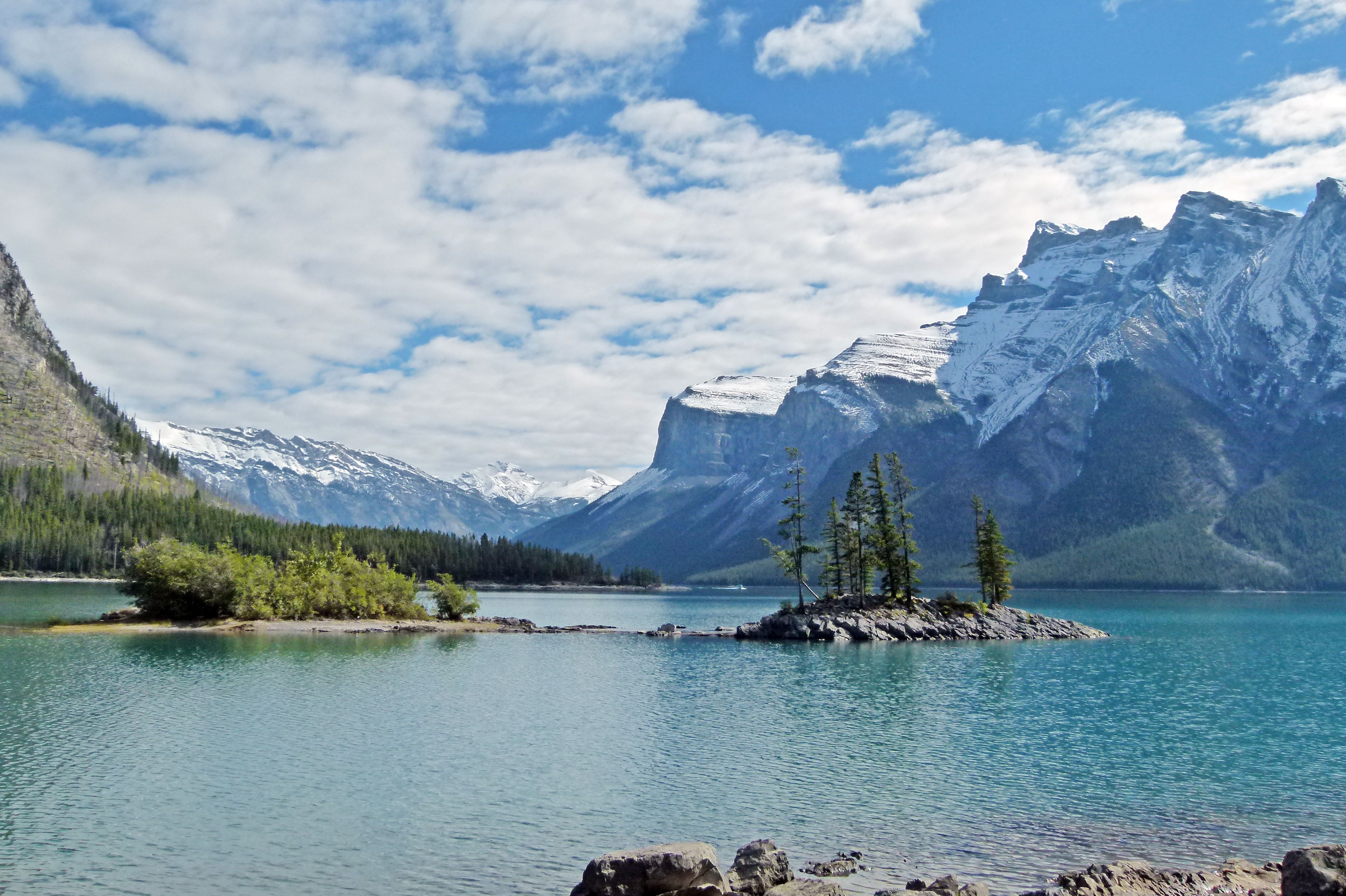 Blick Ã¼ber den Lake Minnewanka