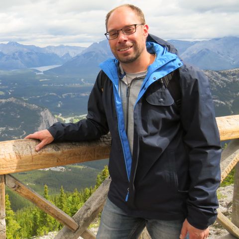 CANUSA Mitarbeiter Torben Kaufmann in Banff