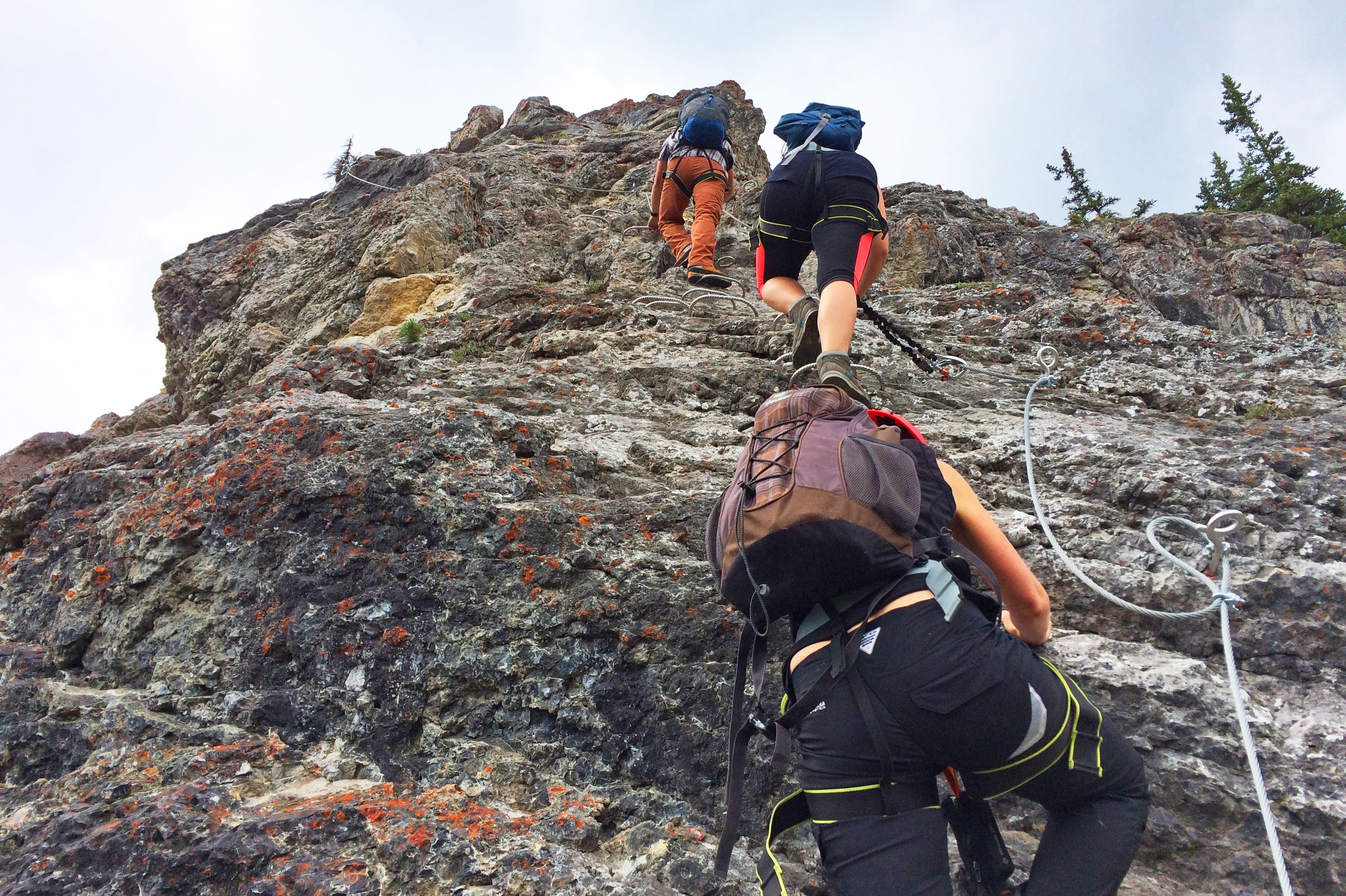 Via Ferrata Banff Kletterer