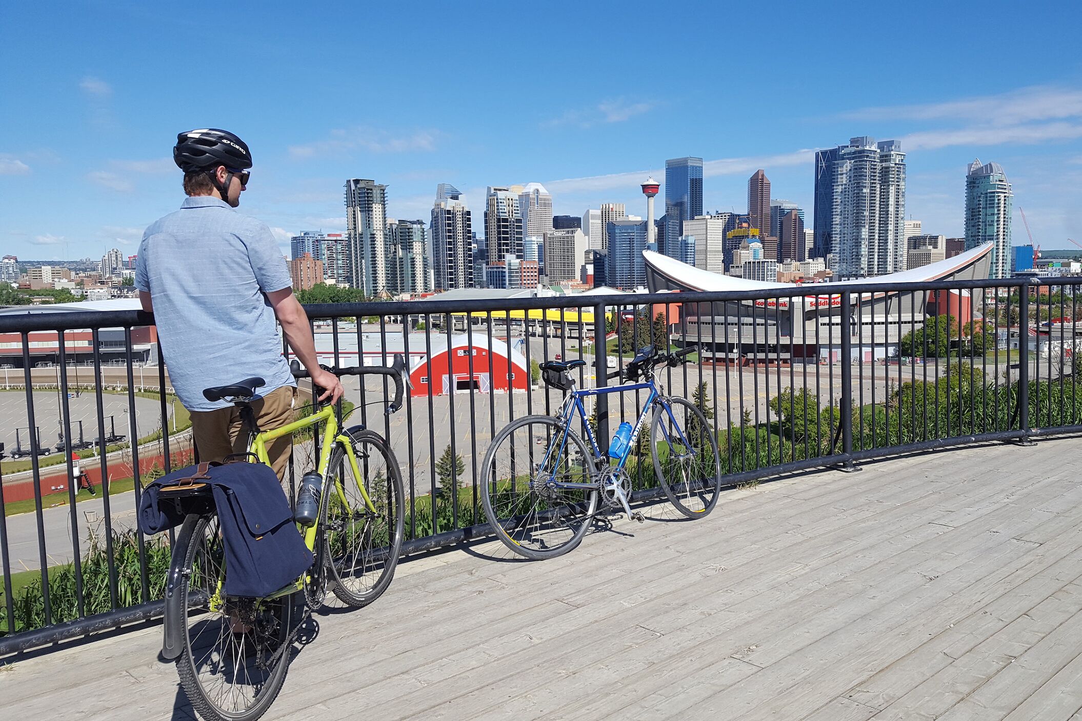 Fahrradtour durch Calgary