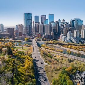 Luftaufnahme Calgary