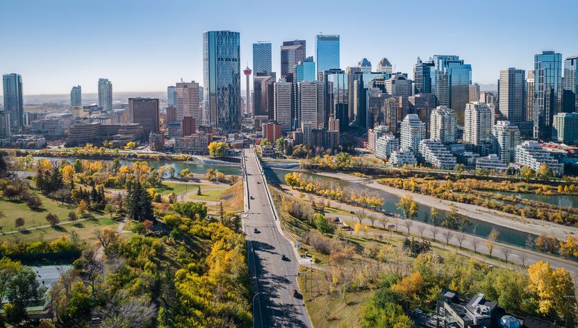 Luftaufnahme Calgary Luftaufnahme Calgary