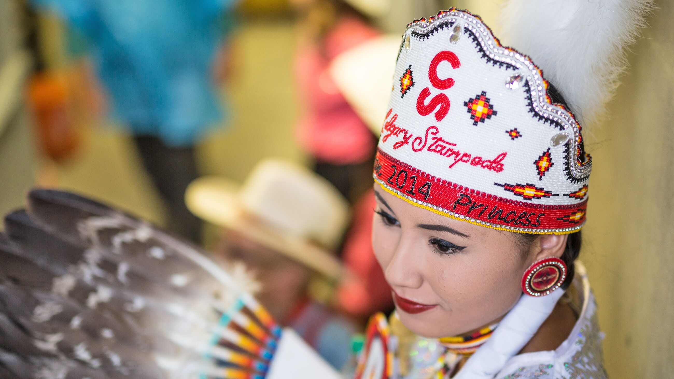Calgary Stampede First Nation Princess 2014 Die Calgary Stampede First Nation Princess von 2014.