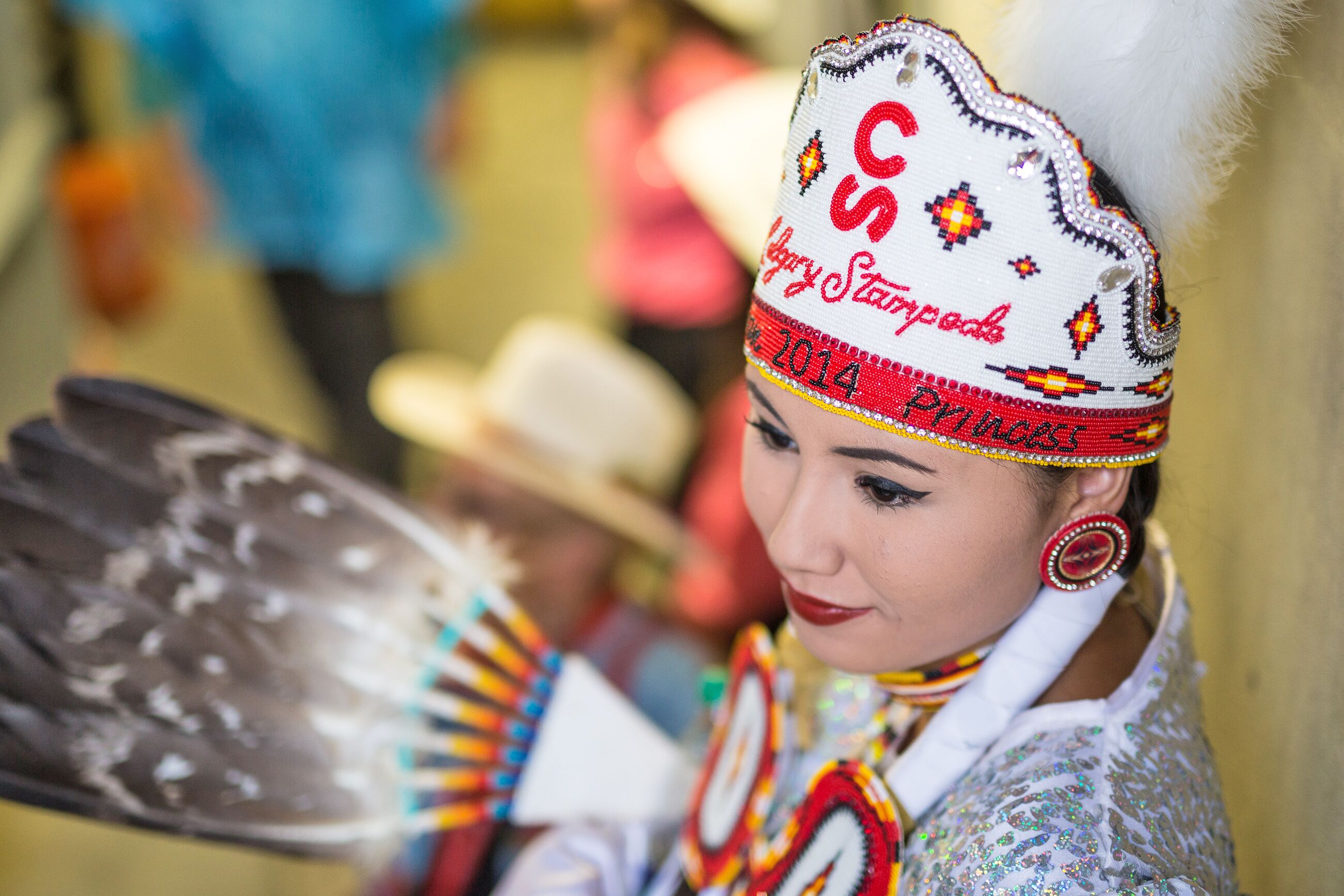 Die Calgary Stampede First Nation Princess von 2014.