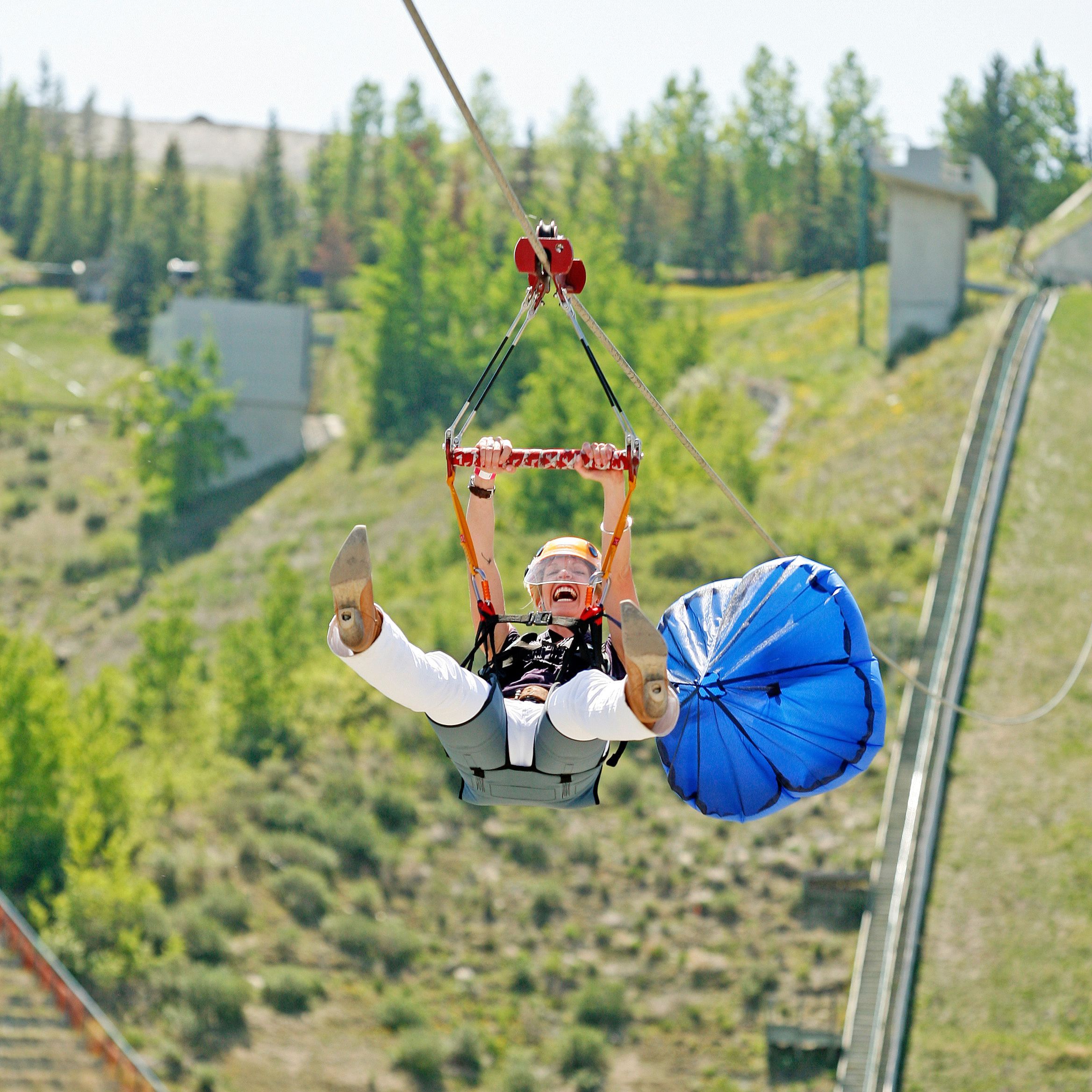 Ziplining im WinSport