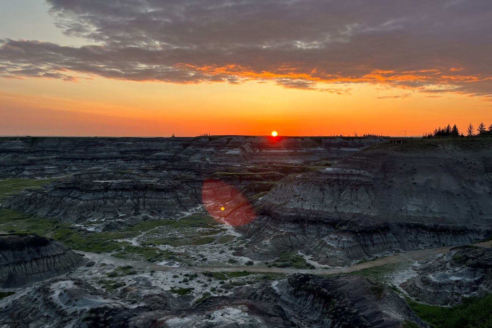 Sonnenaufgang am Horseshoe Canyon