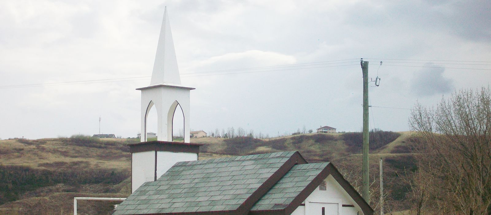 Die kleinste Kirche der Welt bei Drumheller