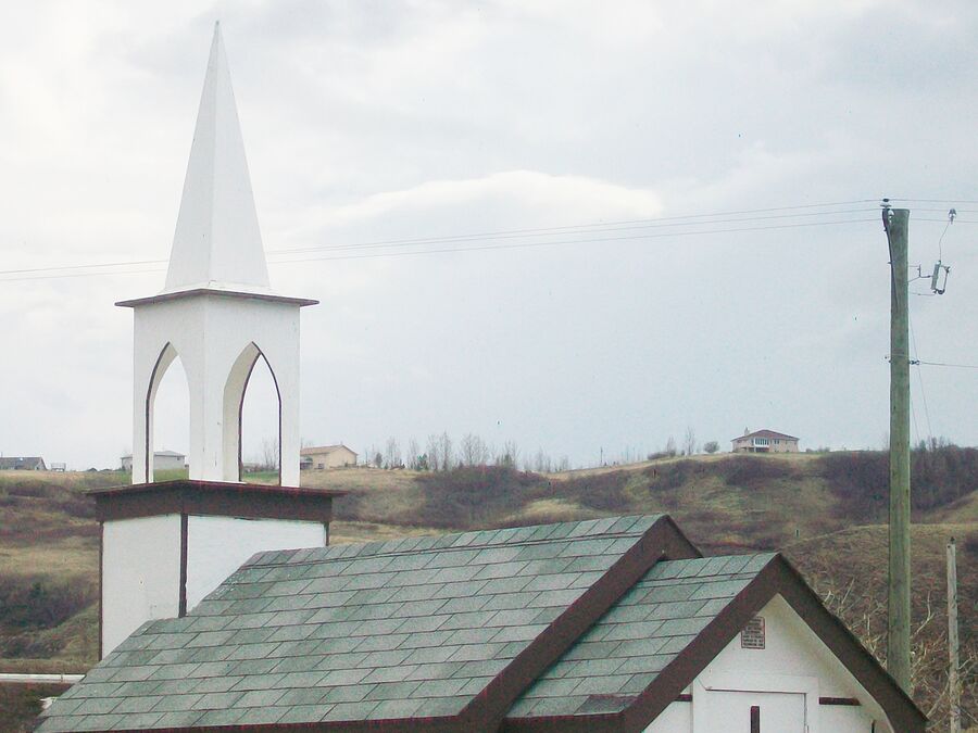 Die kleinste Kirche der Welt bei Drumheller