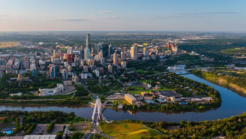 Blick aufs schöne Edmonton Blick aufs schöne Edmonton