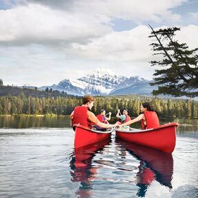 Kanufahren im Jasper Nationalpark