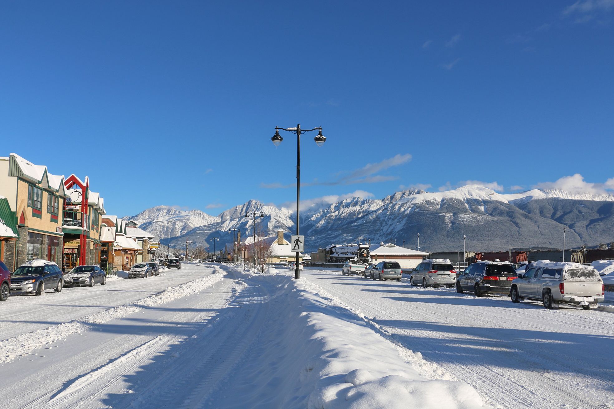 Das schneebedeckte Jasper