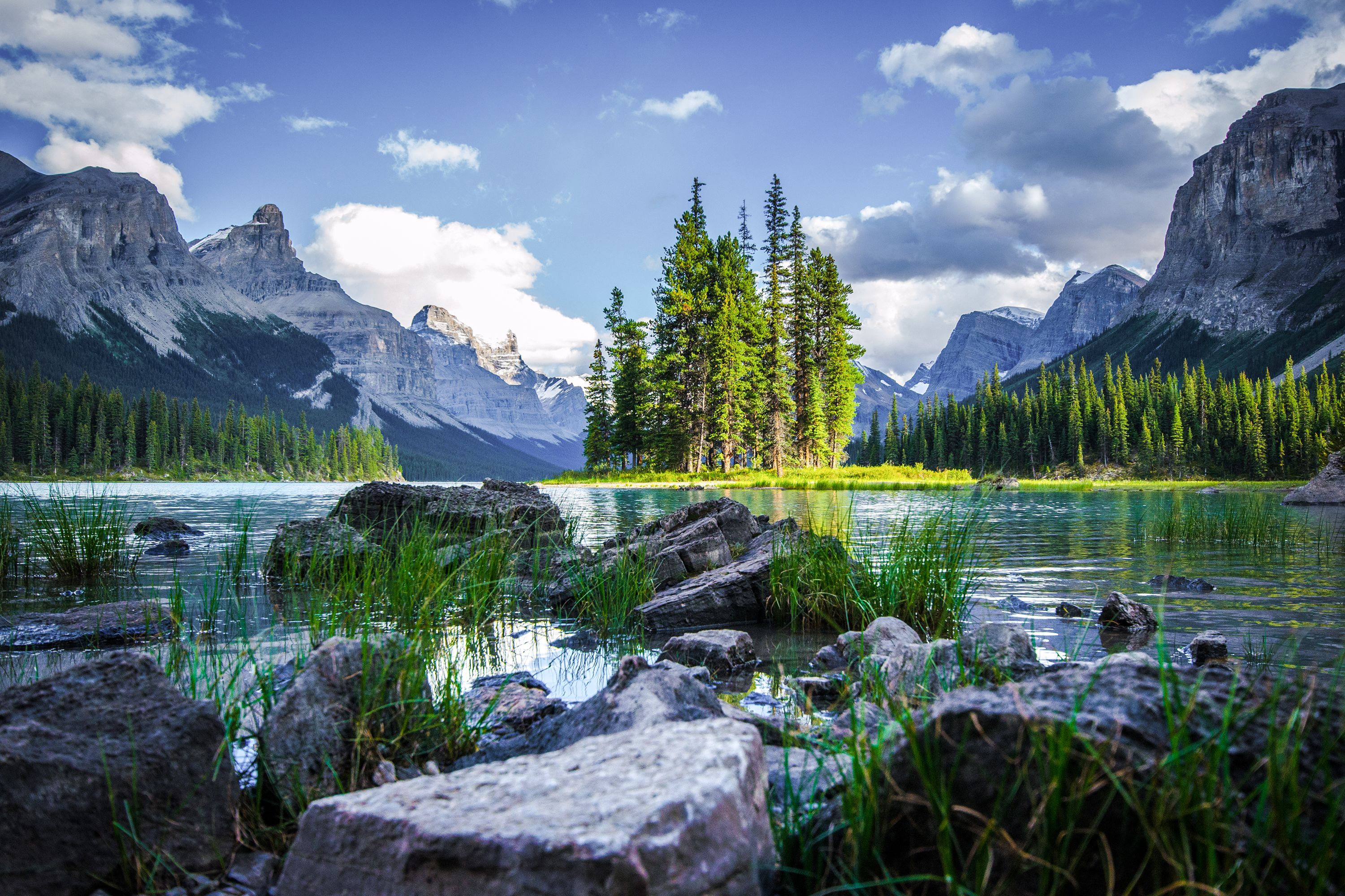 Der Maligne Lake im Jasper National Park