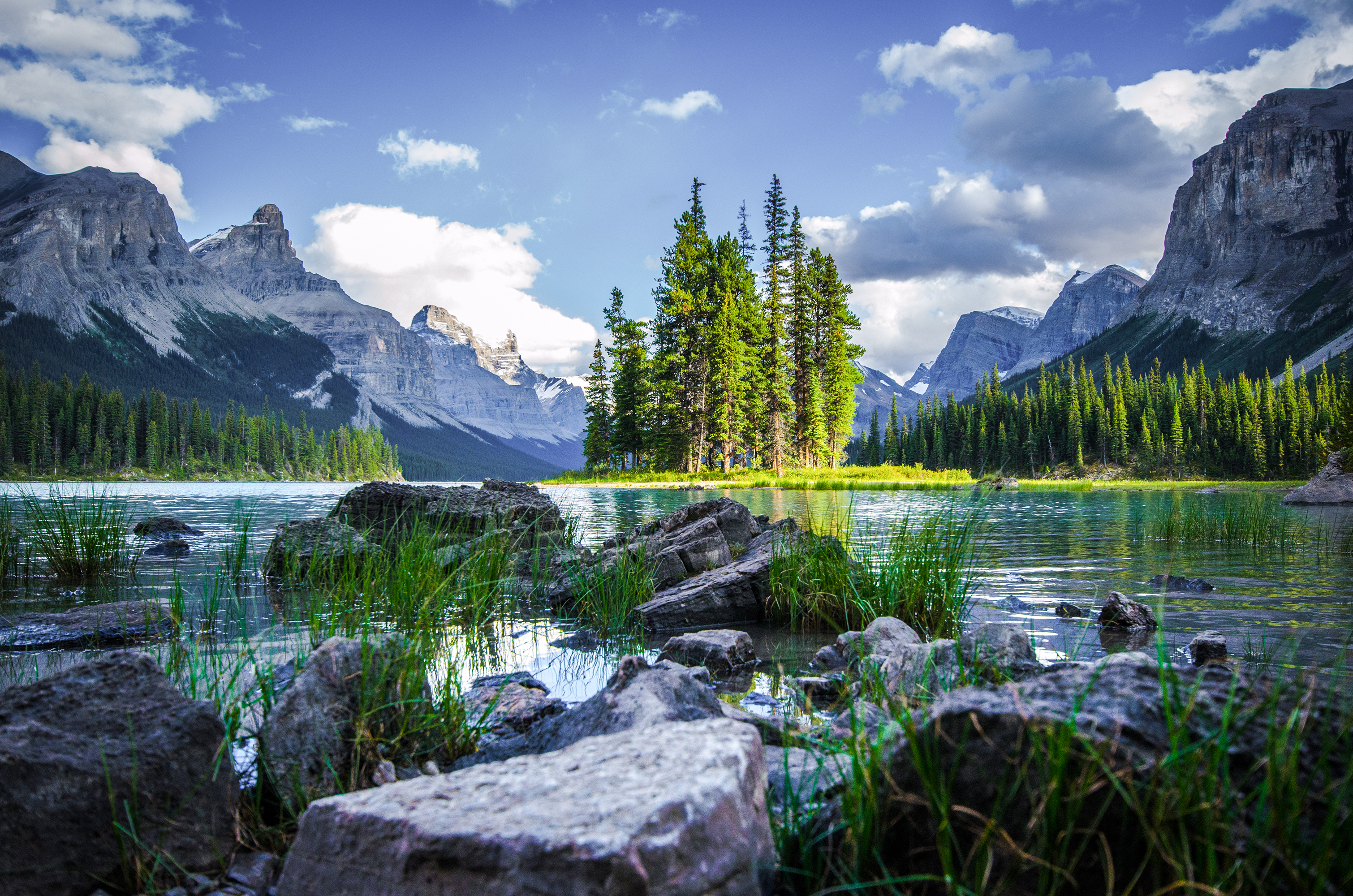 Der Maligne Lake im Jasper National Park