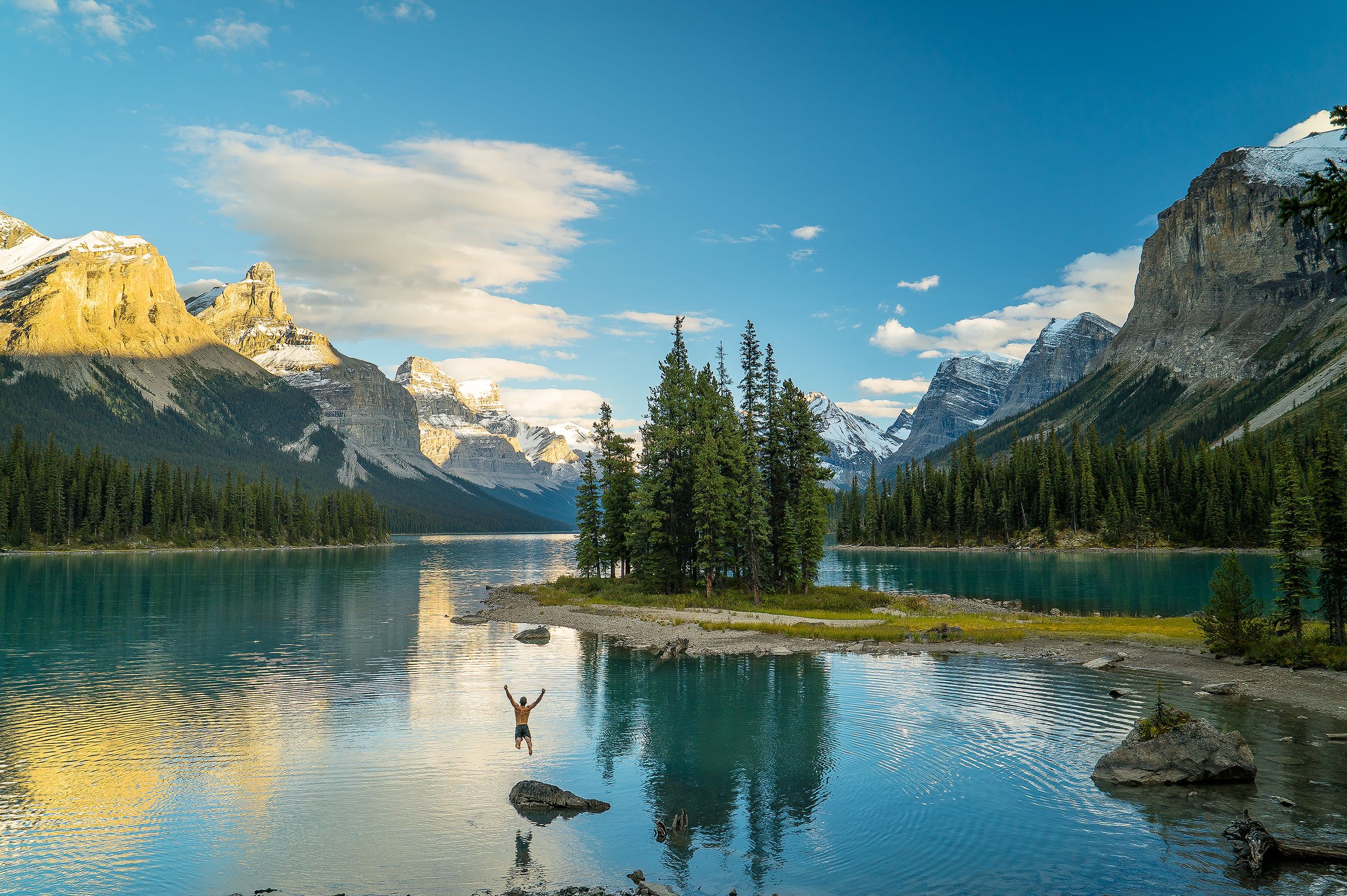 Der Maligne Lake im Jasper National Park