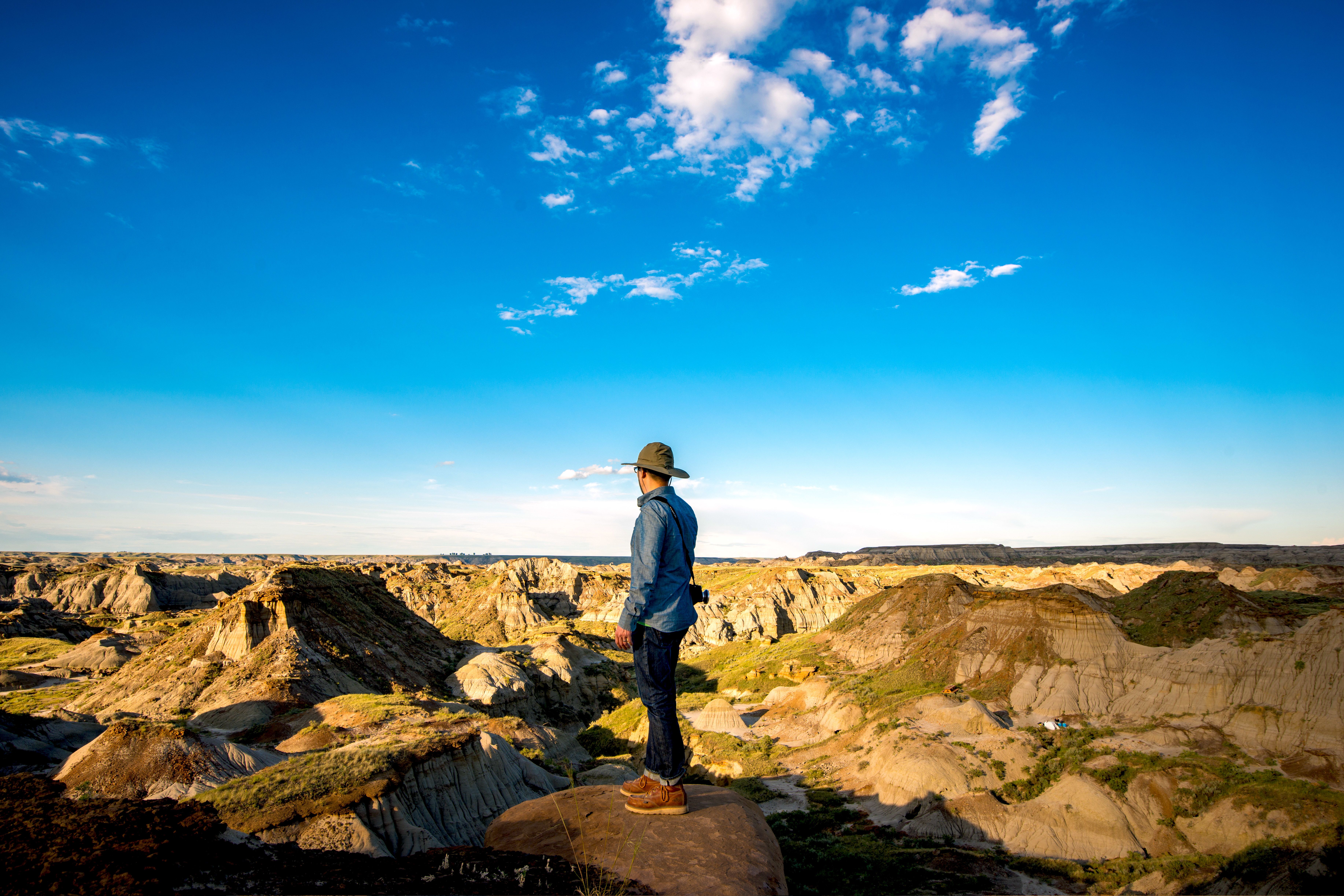 Overview Dinosaur Provincial Park and UNESCO World Heritage Site