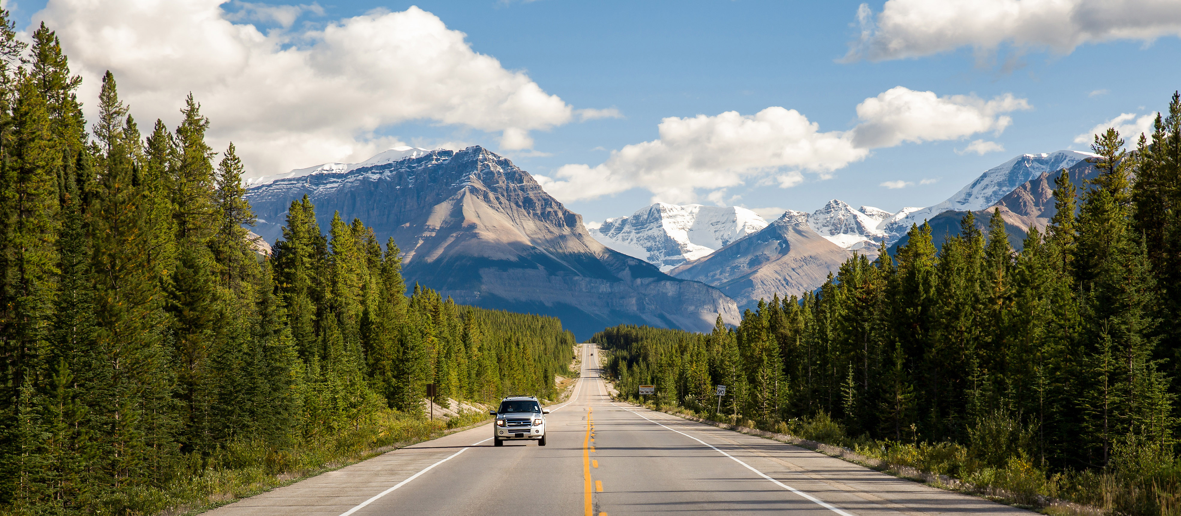 Auf der Straße durch den Jasper Nationalpark, Alberta