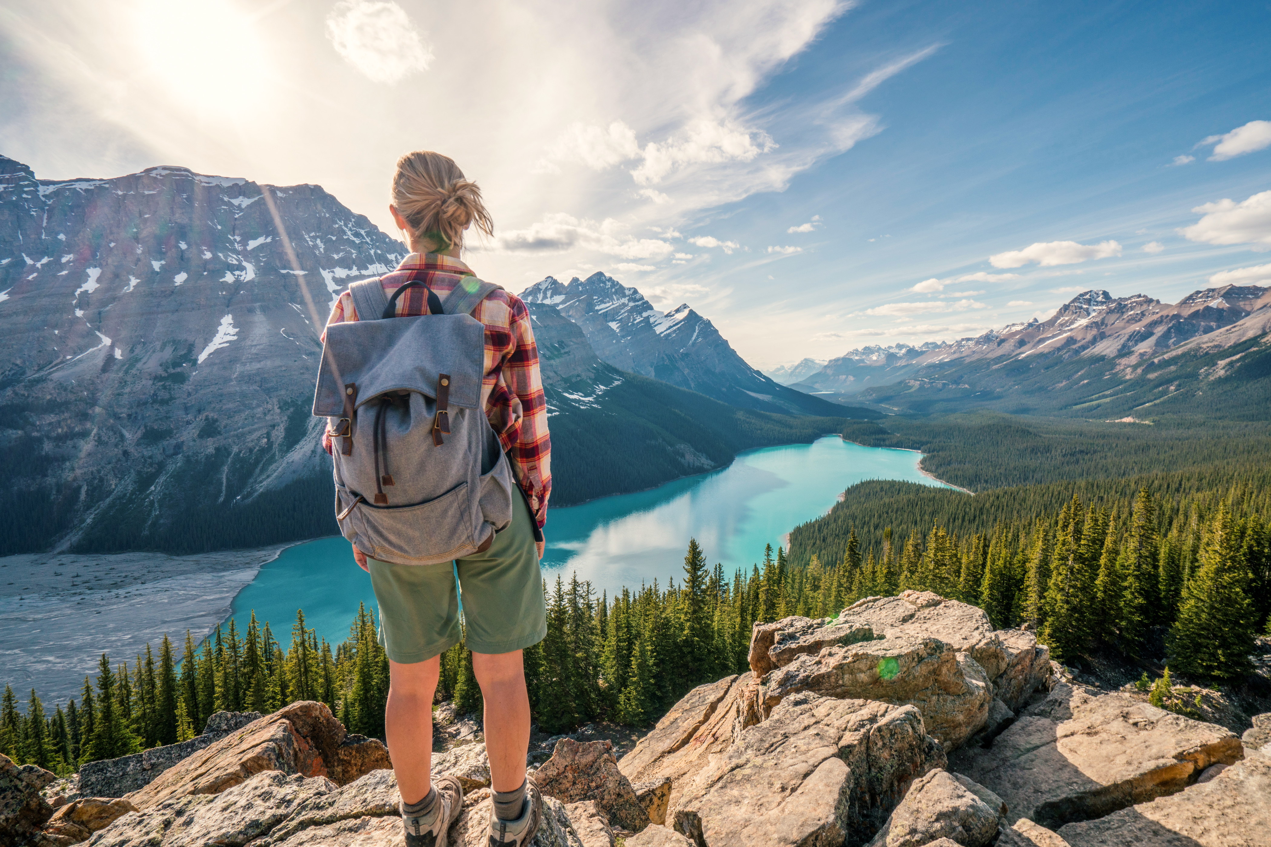 Wanderung zum traumhaften Peyto Lake in den kanadischen Rocky Mountains