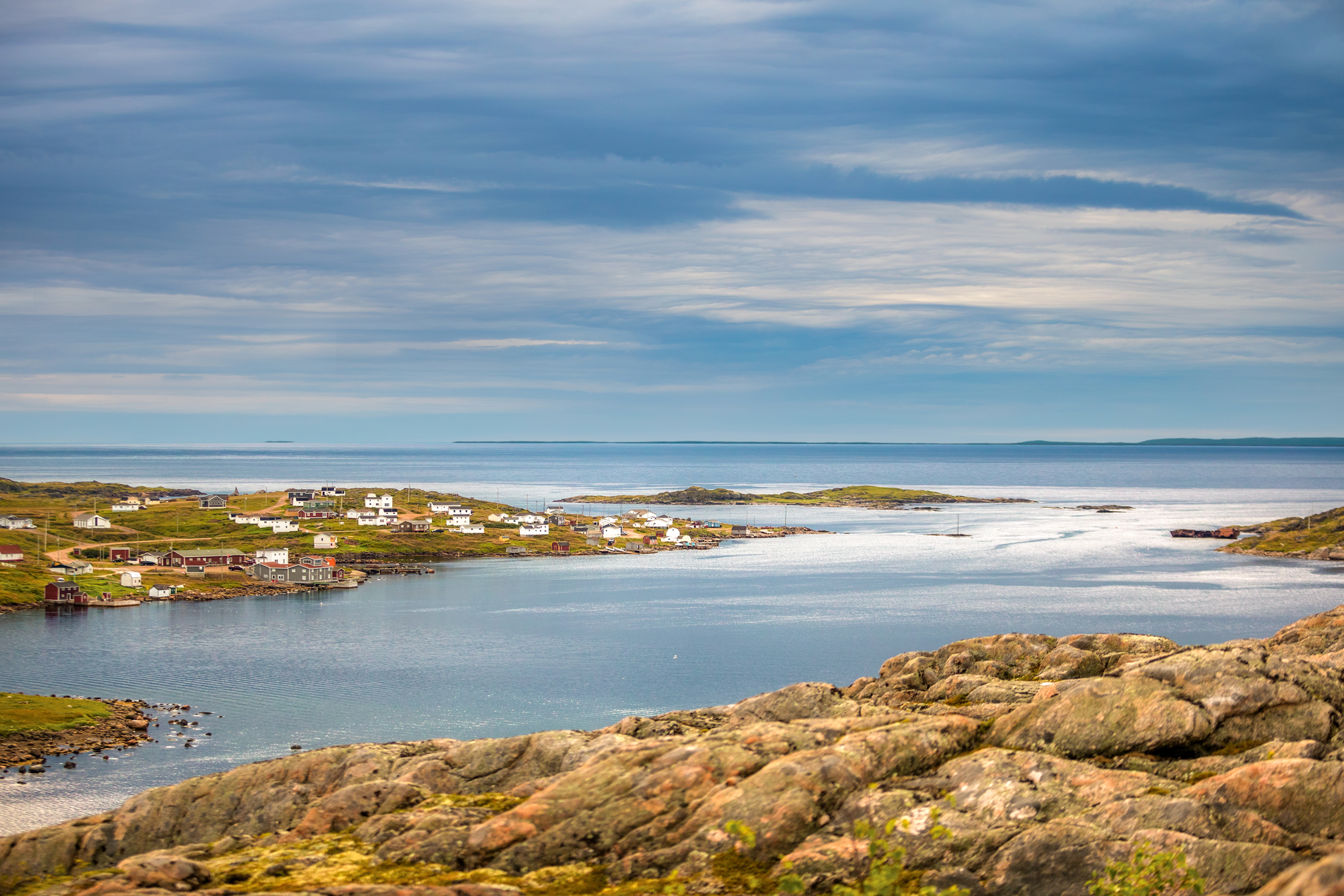 Der kleine Ort Red Bay in Labrador