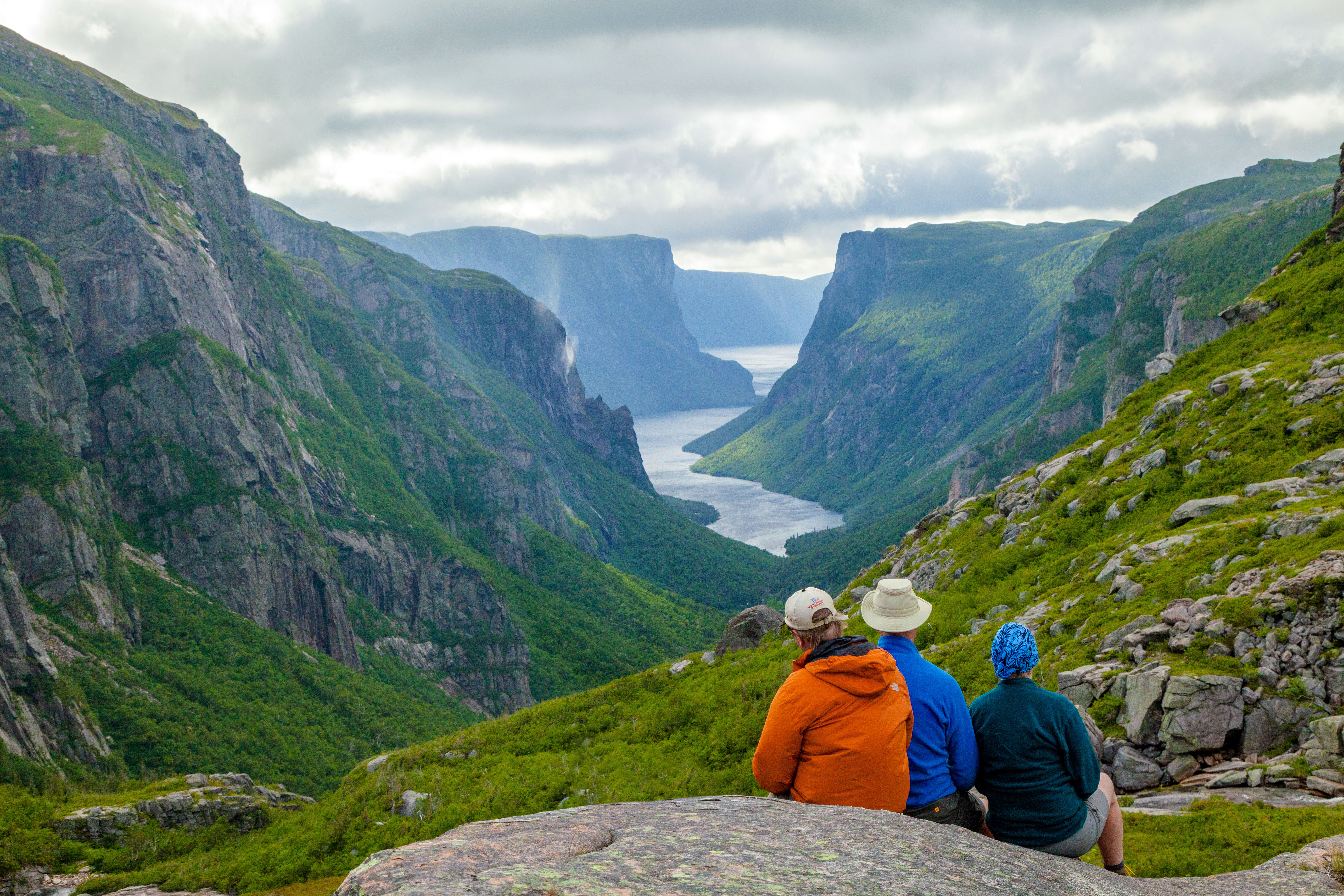 Backcountry Hiking, Western Brook Pond Fjord