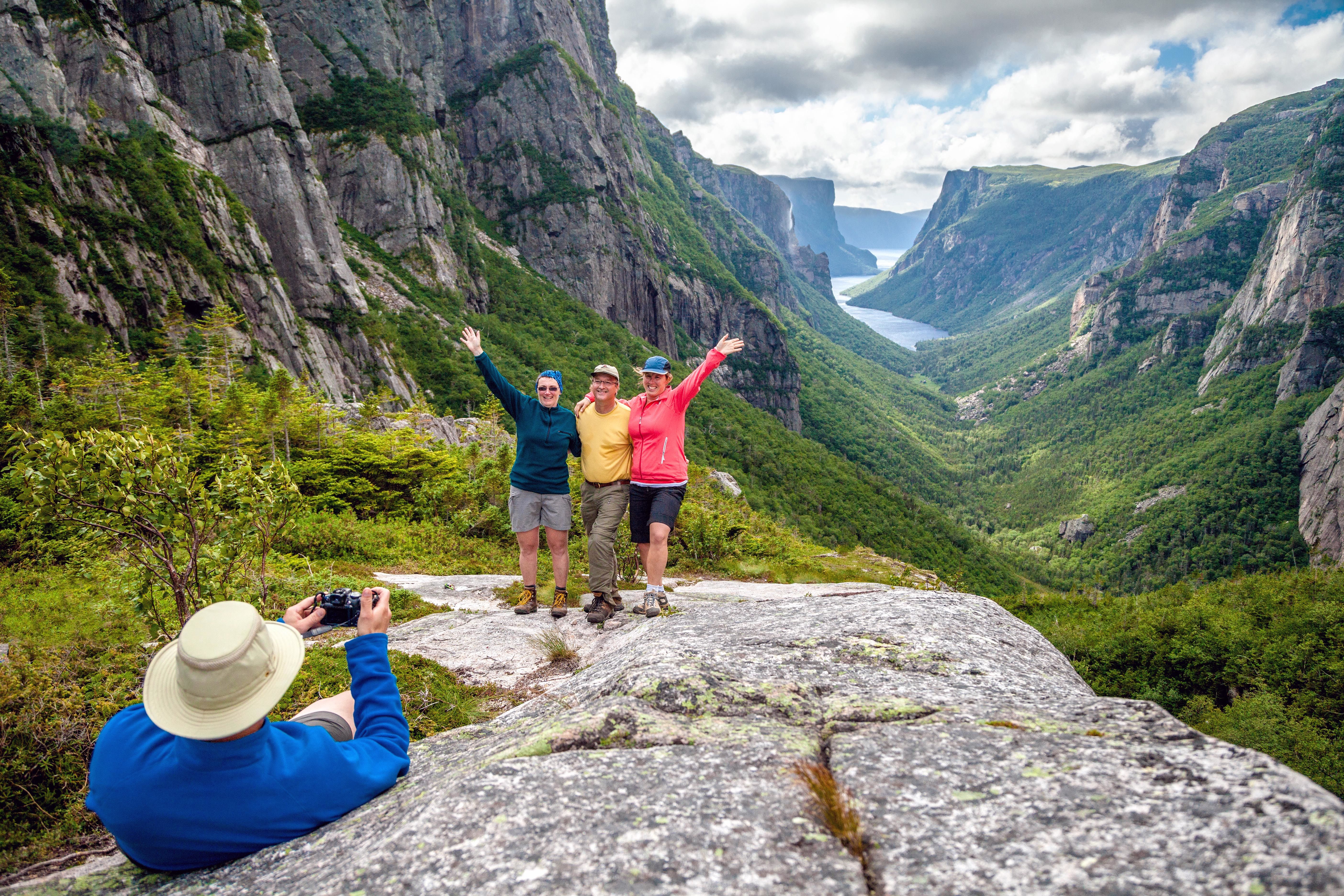 Backcountry Hiking, Western Brook Pond Fjord