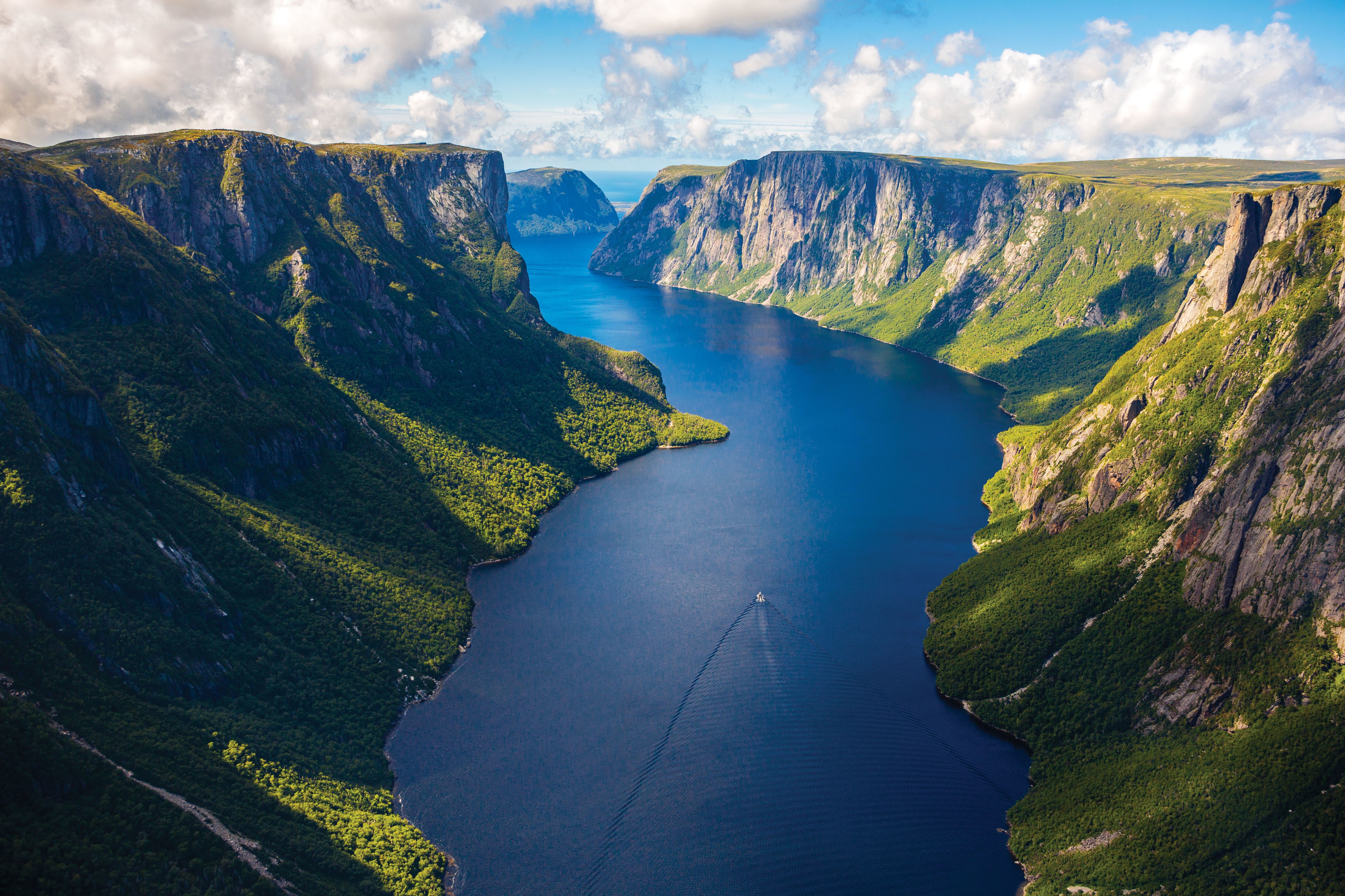 Der Western Brook Pond Fjord im Gros Morne Nationalpark, Neufundland