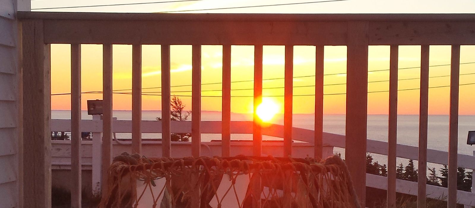 Sonnenuntergang am Long Point Lighthouse