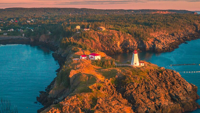 Das Swallowtail Lighthouse auf Grand Manan Island Das Swallowtail Lighthouse auf Grand Manan Island